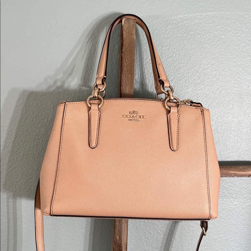 Coach Tan Leather Tote